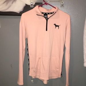 PINK half quarter zip